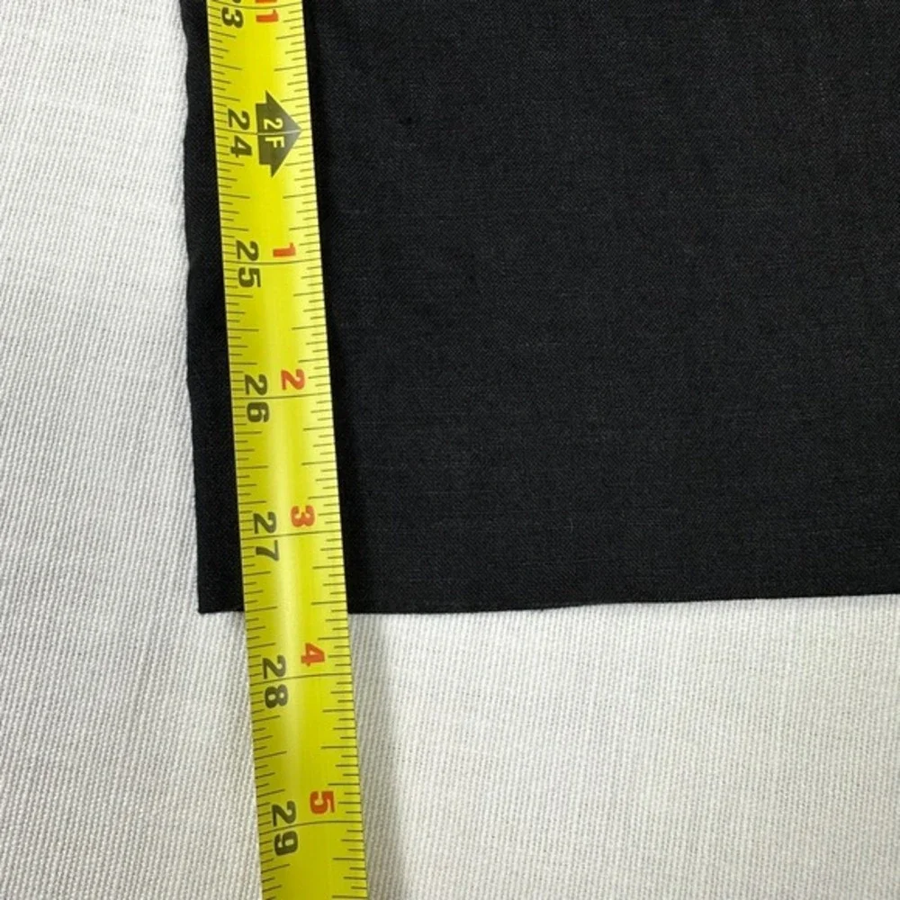 VTG  Banana Republic Lindsey‎ Stretch Linen Blend Pants  4P Minimalist Y2K Black